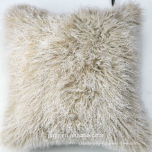 2018 Hot sale Real Lamb Fur Mongolian Lamb Fur Cushion